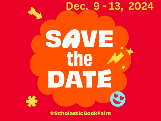  Save the Date Book Fair Dec 9 thru 13 2024